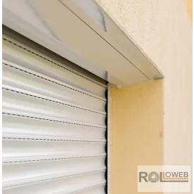   Vakolható műanyag redőny 20°-os redőnytokkal - Fehér színben