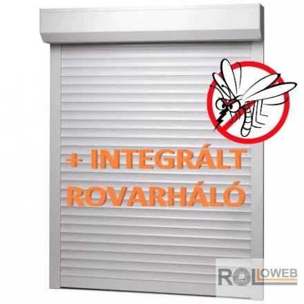 Alumínium redőny integrált rovarhálóval
