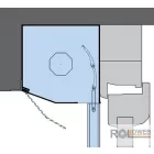 Vakolható alumínium redőny 20°-os redőnytokkal