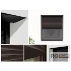 Vakolható alumínium redőny, 20°-os redőnytokkal, integrált rovarhálóval