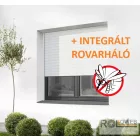 Vakolható alumínium redőny, 90°-os redőnytokkal, integrált rovarhálóval