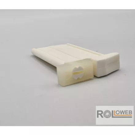 Műanyag rejtett ütköző (elfordítható)