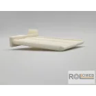 Műanyag rejtett ütköző (elfordítható)