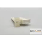 Műanyag rejtett ütköző (elfordítható)