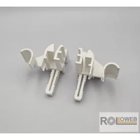   Műanyag lécbevezető integrált rovarhálós alumínium redőnyhöz (alumínium tokvéghez)