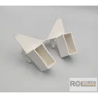 Műanyag lécbevezető (beszegecselős)