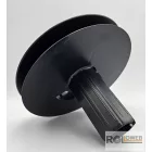 Tárcsa csapággyal -  40 mm-es acéltengelyhez