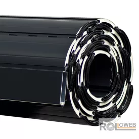   Alumínium redőnypalást (arriterezve),  alumínium záróléccel (gumizva)