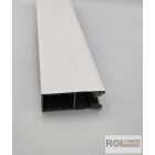 Műanyag lefutó (redőnyláb) kefézve - Fehér színben