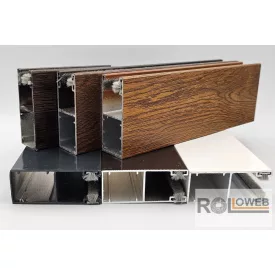 Alumínium lefutó (redőnyláb) kefézve