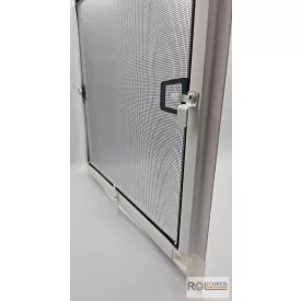   Rovarháló szett műanyag peremes profilból (PVC Isso) Egyedi méretre - Fehér színben