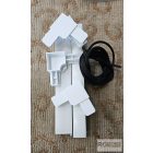 Rovarháló szett műanyag profilból (18x32) Egyedi méretre - Fehér színben