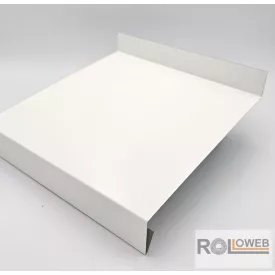 Lemez ablakpárkány - Fehér színben