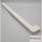 Lemez párkány végzáró (40 cm)