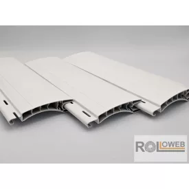 Műanyag maxi redőnyléc (55 mm) - Fehér színben