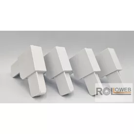   Külső PVC sarok műanyag keretes rovarháló profilhoz (18x32)