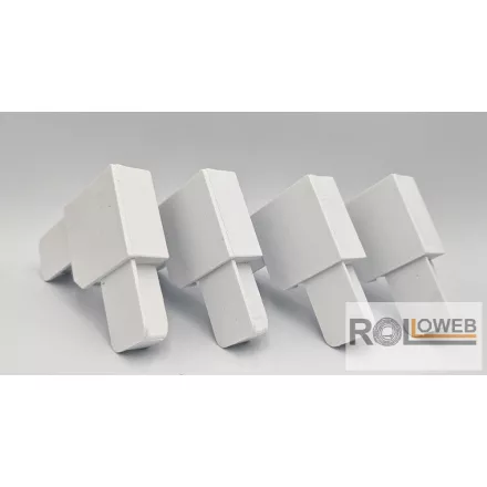 Külső PVC sarok műanyag keretes rovarháló profilhoz (18x32)