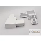 Külső PVC sarok műanyag keretes rovarháló profilhoz (18x32)