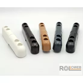 Műanyag mini zsanér (kétrészes)