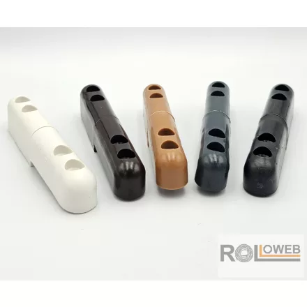 Műanyag mini zsanér (kétrészes)