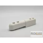 Műanyag mini zsanér (kétrészes)