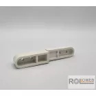 Műanyag mini zsanér (kétrészes)