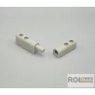 Műanyag mini zsanér (kétrészes)