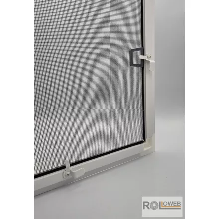 Műanyag peremes rovarháló szett - Fehér színben (PVC Isso)