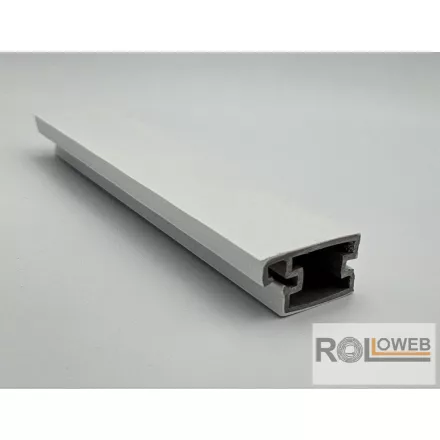 18x32 mm-es műanyag rovarháló profil - Fehér színben