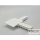 Külső PVC sarok alumínium peremes rovarháló profilhoz (Alu Isso)