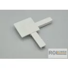 Külső PVC sarok alumínium peremes rovarháló profilhoz (Alu Isso)