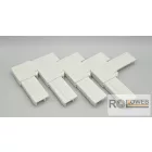 Külső PVC sarok alumínium keretes rovarháló profilhoz (26x11)