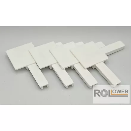 Külső PVC sarok műanyag peremes rovarháló profilhoz (PVC Isso)