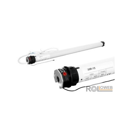 SMART35R13 - 13 Nm-es csőmotor, mechanikus végálláskapcsolóval, beépített rádióvevővel