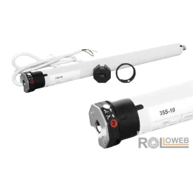   SMART35S10 - 10 Nm-es csőmotor, mechanikus végállás, kapcsolós 